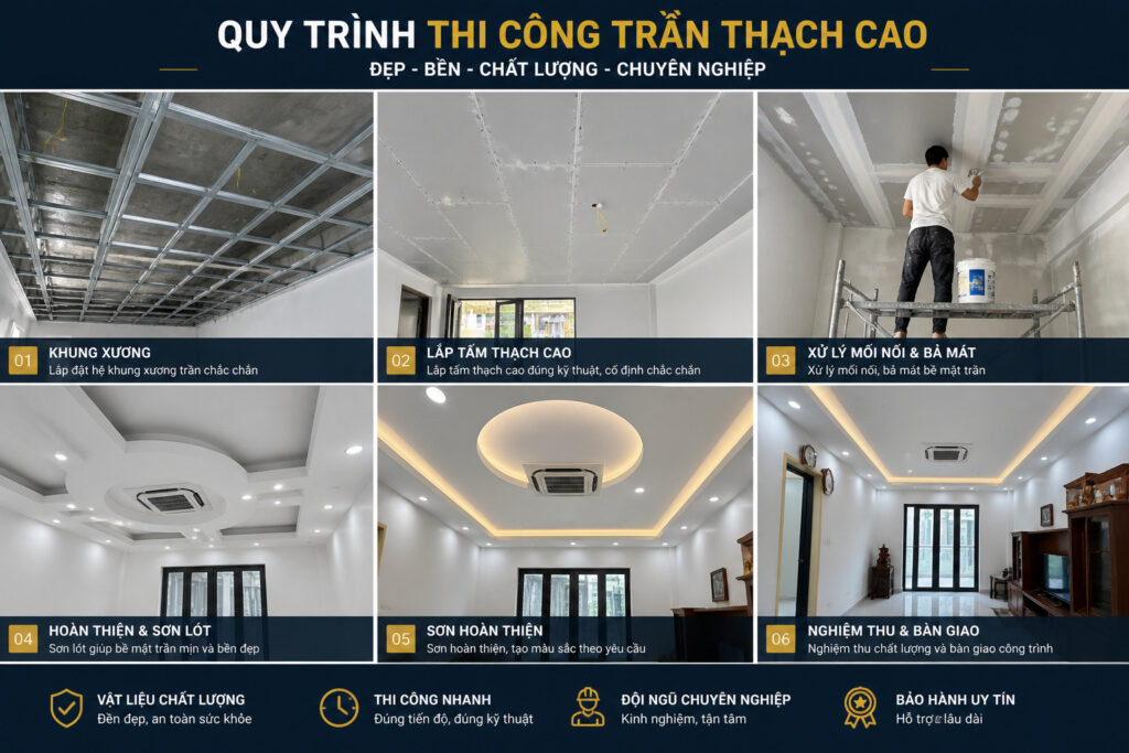 Dịch vụ làm trần thạch cao