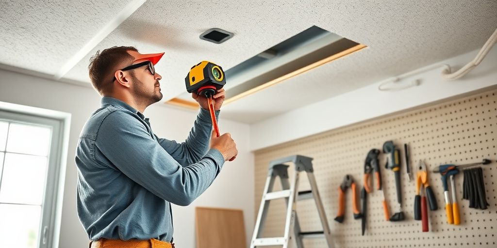 Lắp đặt trần thạch cao chuyên nghiệp tại Thạch Cao Hoàng Phong.