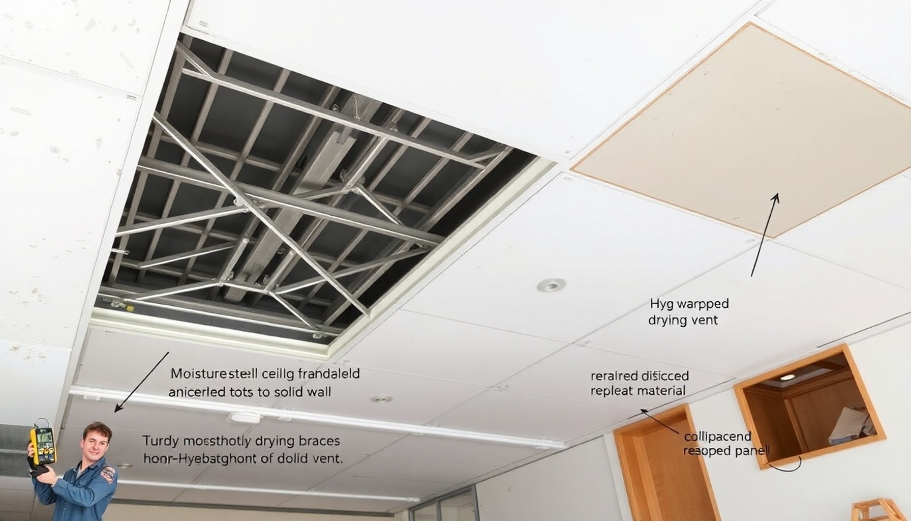 Sửa trần thạch cao bị võng: Hướng dẫn chi tiết và hiệu quả