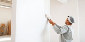 Làm việc thi công thạch cao chuyên nghiệp tại Hoàng Phong.