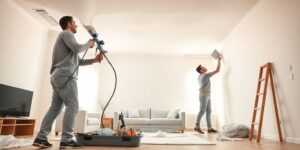 Làm trần thạch cao chuyên nghiệp tại nhà đẹp và bền.