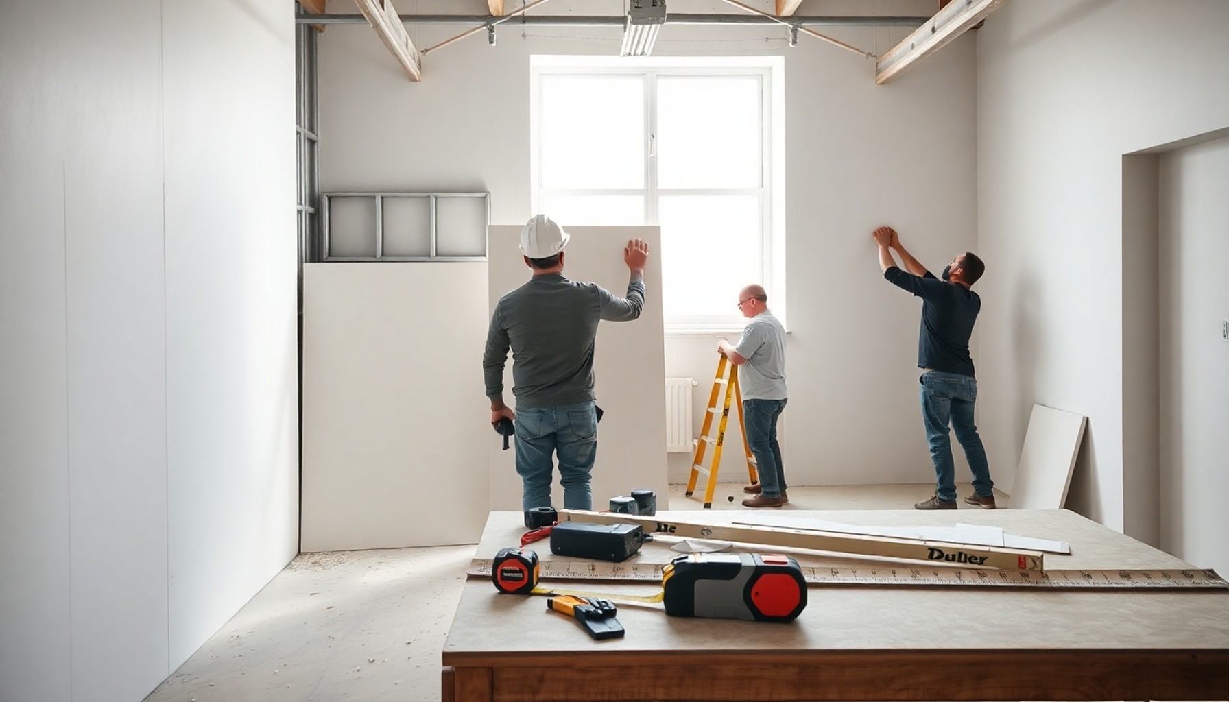 Thi công vách thạch cao showroom cửa hàng chuyên nghiệp Thi công vách thạch cao showroom cửa hàng chuyên nghiệp