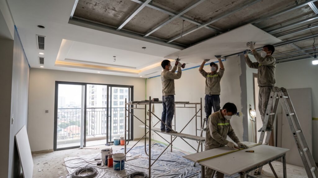 Làm Trần Thạch Cao Tại Thanh Xuân – Mẫu Trần Chung Cư Đẹp
