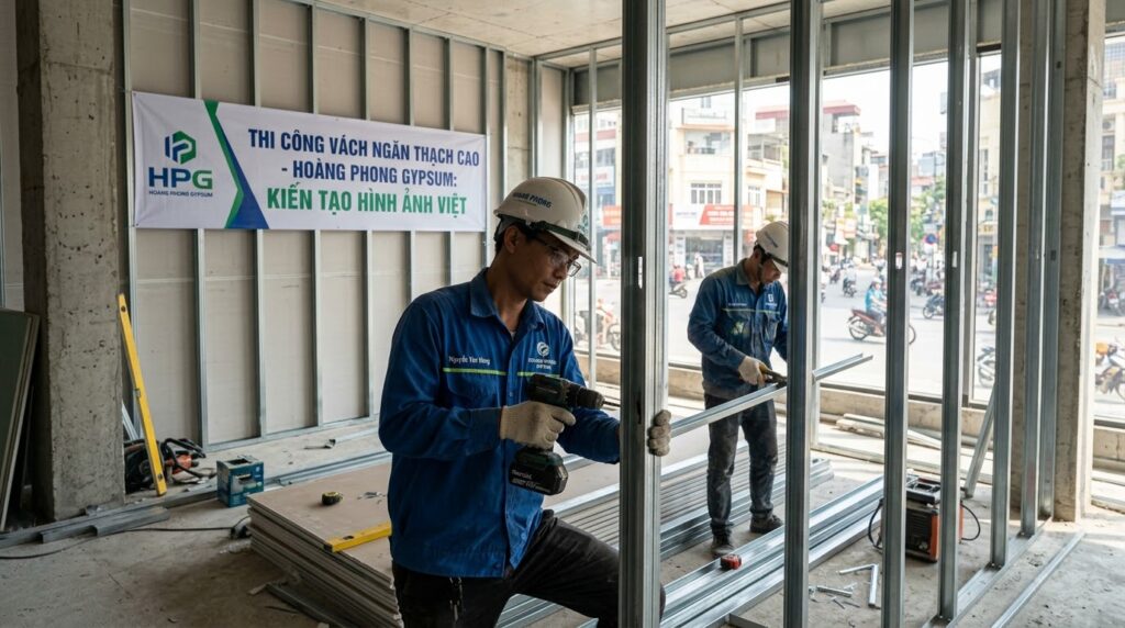 Giá khung xương vách thạch cao