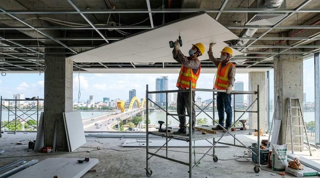 Bảng báo giá tham khảo thi công trần thạch cao Đà Nẵng