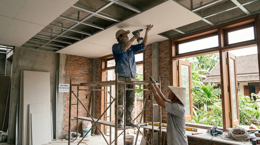 Các loại trần thạch cao phổ biến và tính ứng dụng tại Huế