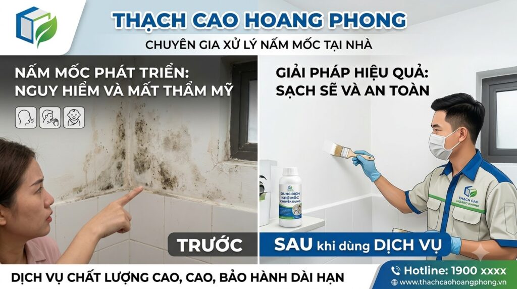 Giải pháp phòng ngừa nấm mốc quay trở lại từ chuyên gia