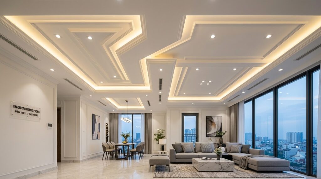 Quy trình thi công trần thạch cao chìm chuẩn kỹ thuật