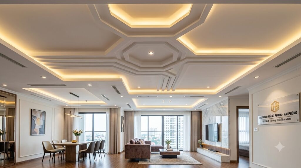 Thi Công Trần Thạch Cao Tại Hải Phòng