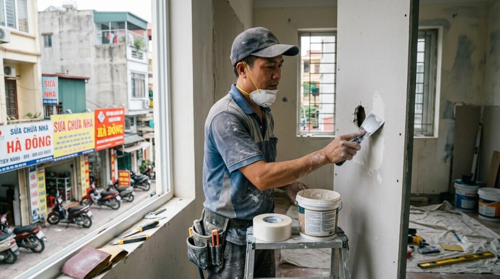 Thợ sửa trần thạch cao tại Hà Đông