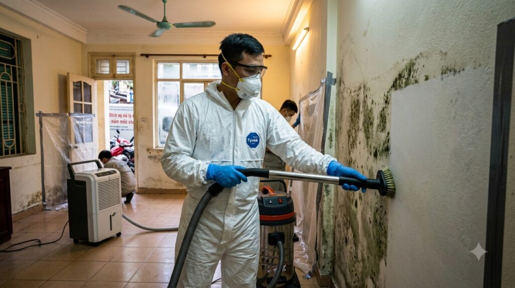 Bảng giá tẩy mốc nhà Hà Nội